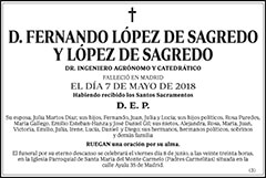 Fernando López de Sagredo y López de Sagredo